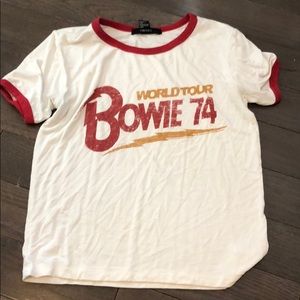 David Bowie Ringer Tee (great condition) f21